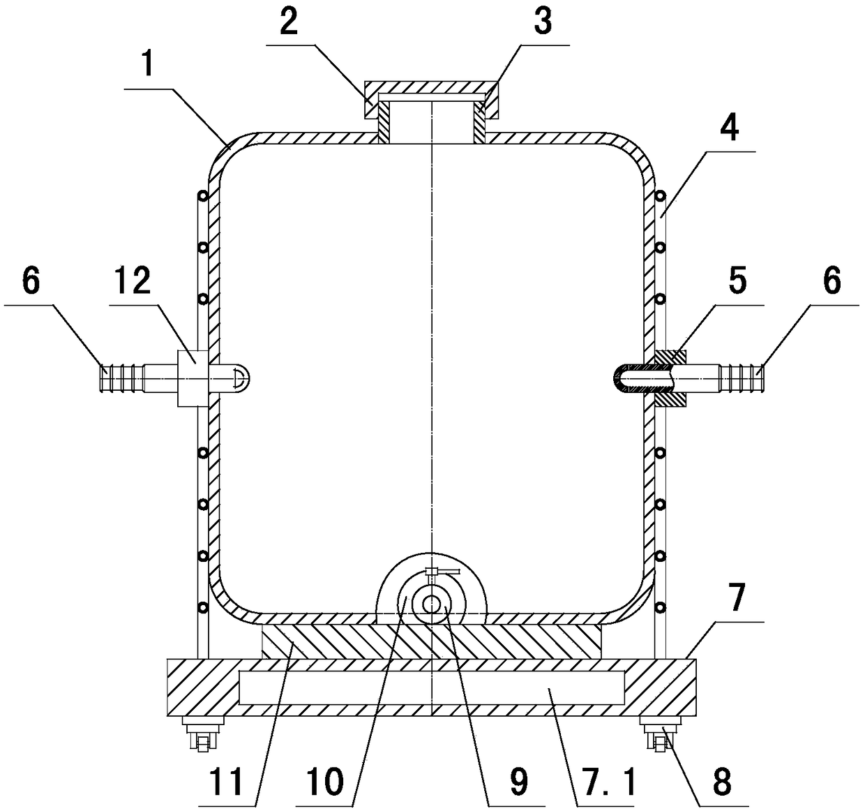 Convenient-to-clean transport case