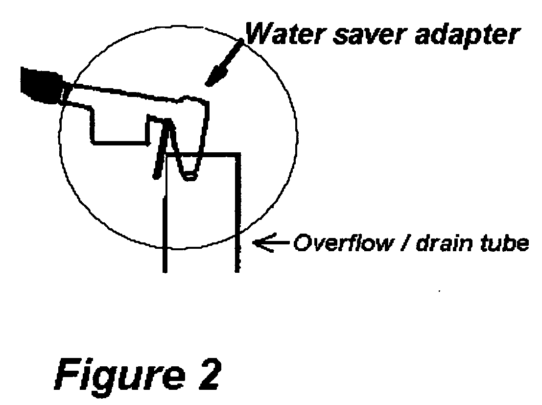 Water saver adapter