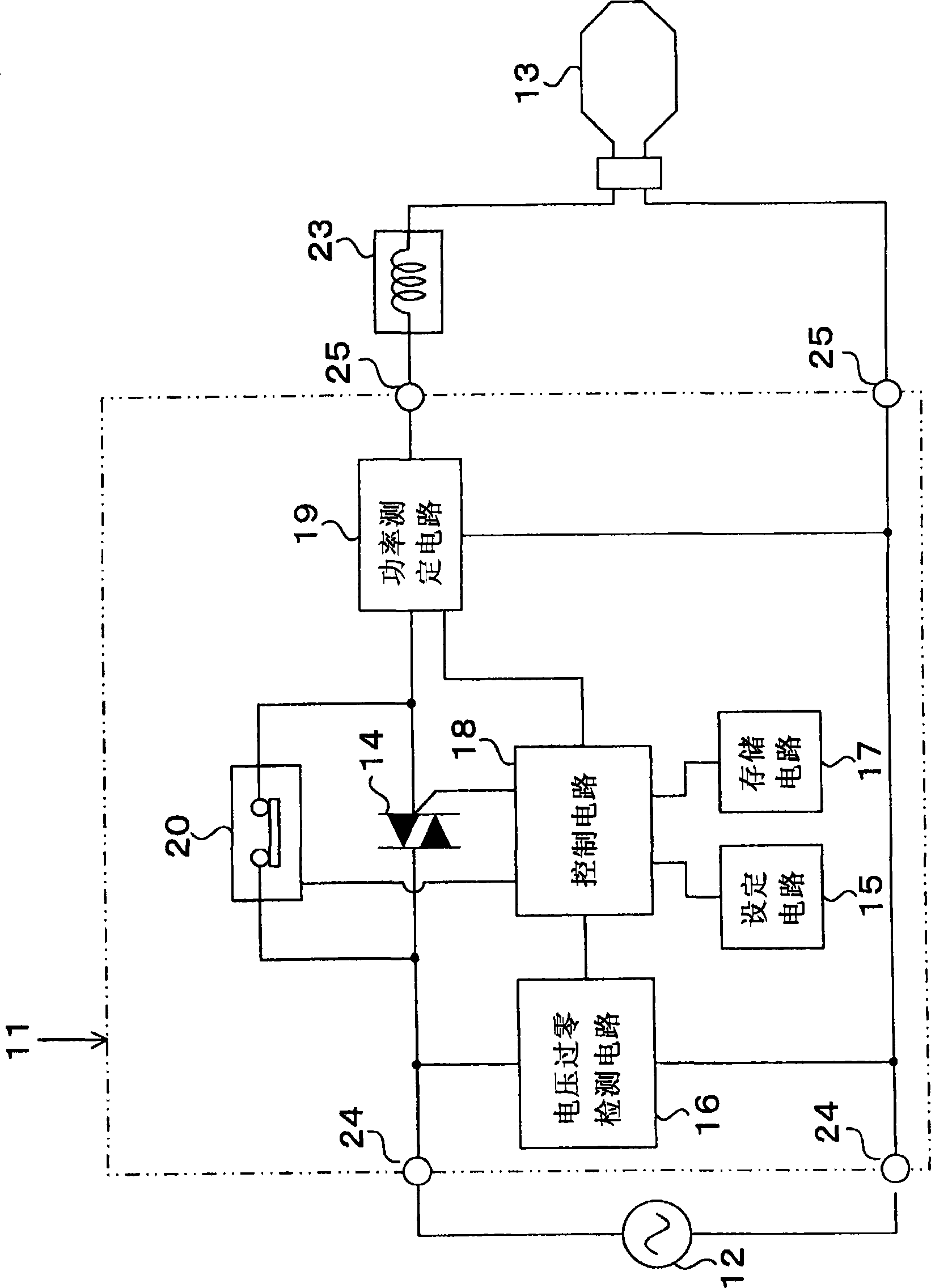 Energy-saving device for high-pressure discharge lamp