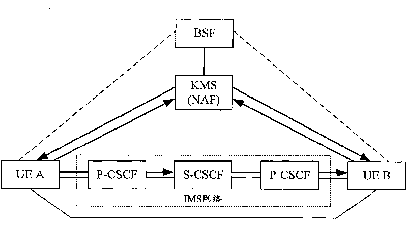 Method and system for realizing safe bifurcation call session in IP multimedia subsystem