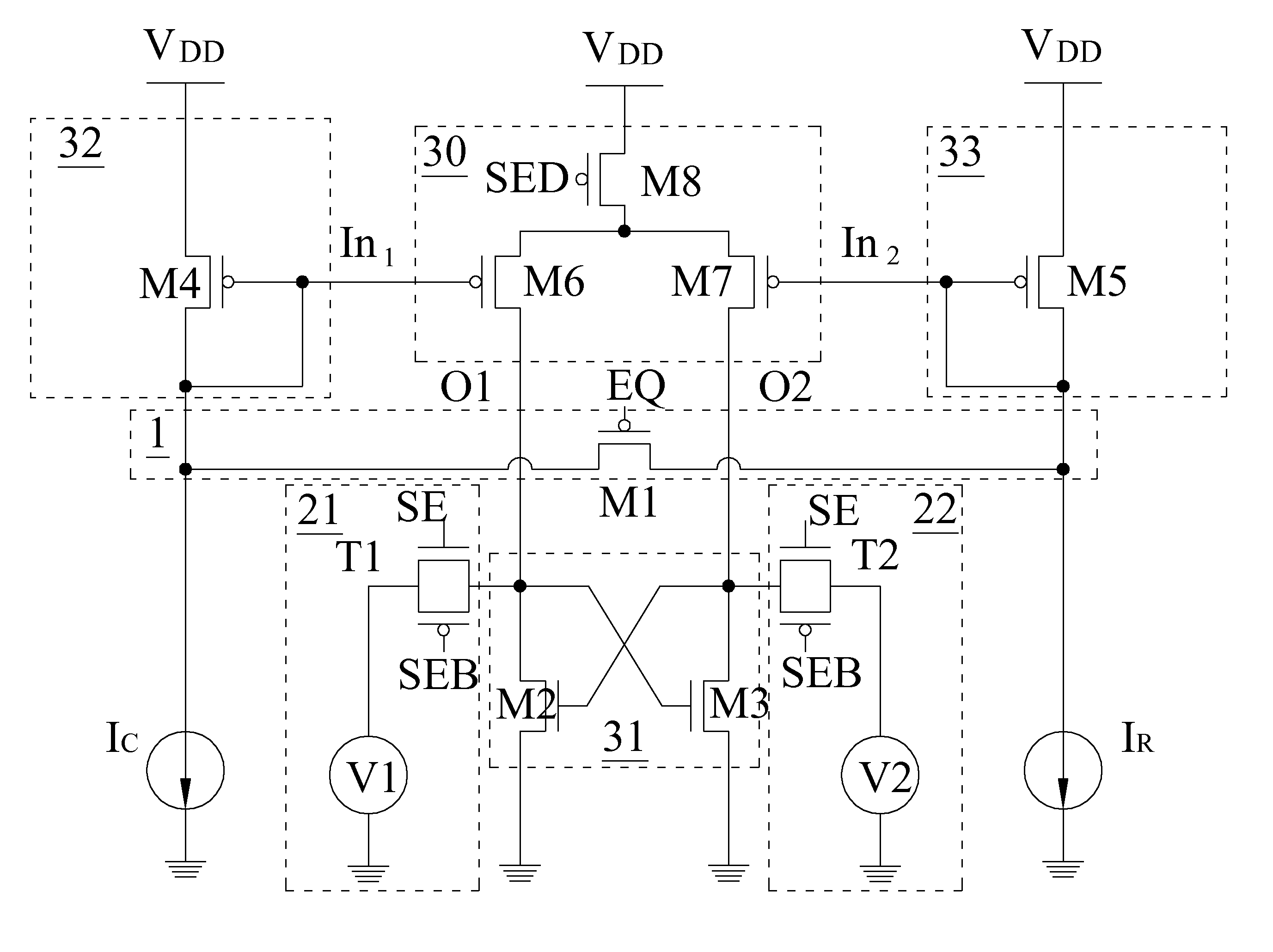 Current-sense amplifier with low-offset adjustment and method of low-offset adjustment thereof