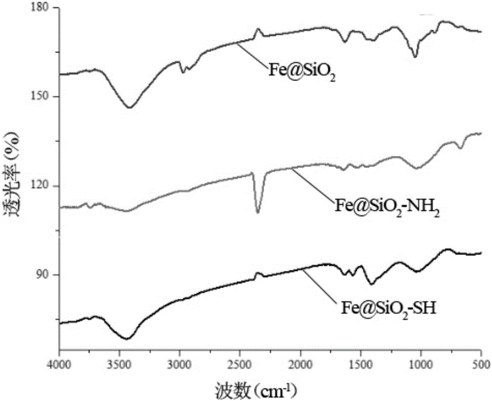 Nano composite material and preparation method thereof, and mercury ion detection method