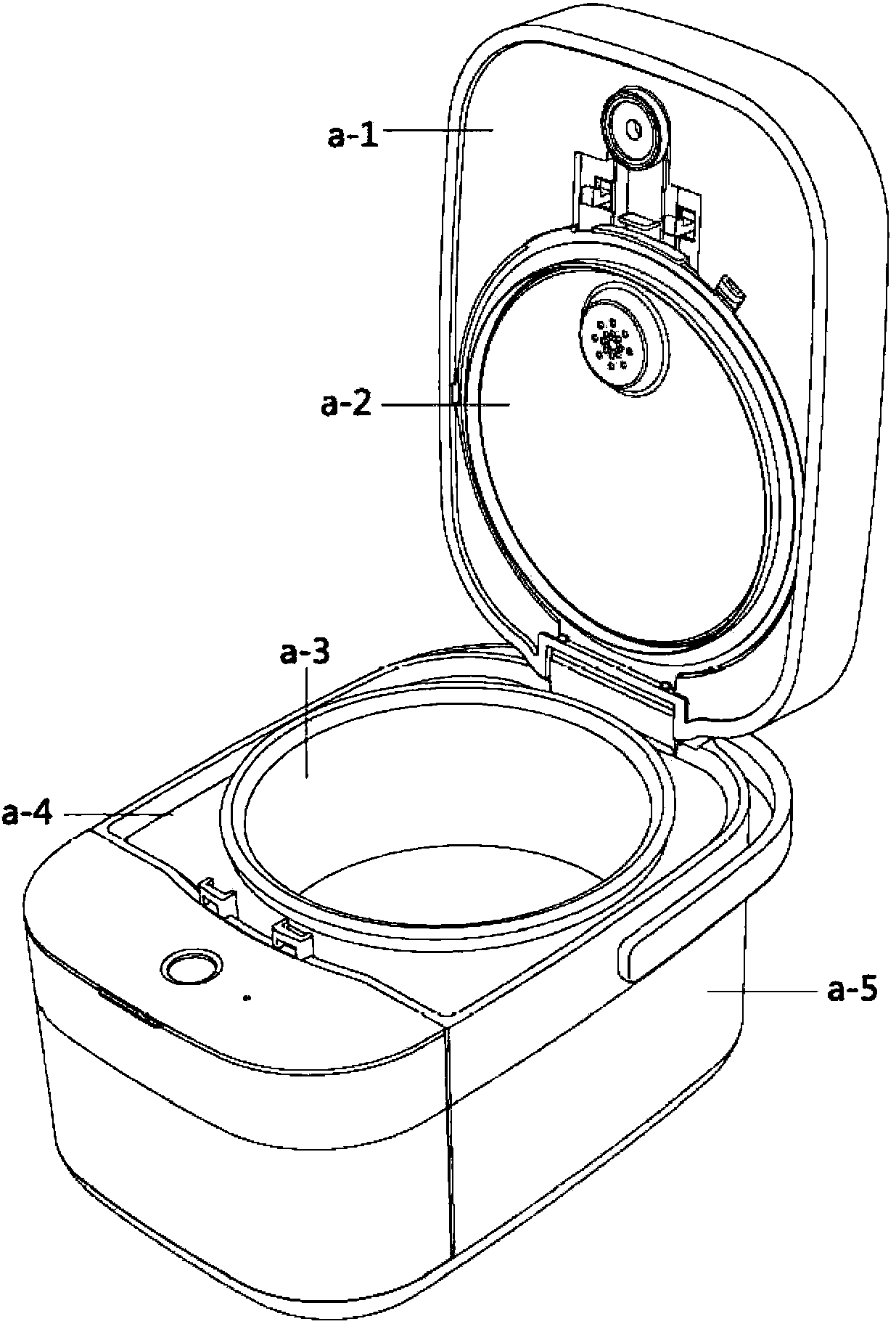 Steam collection unit and cooking device with same