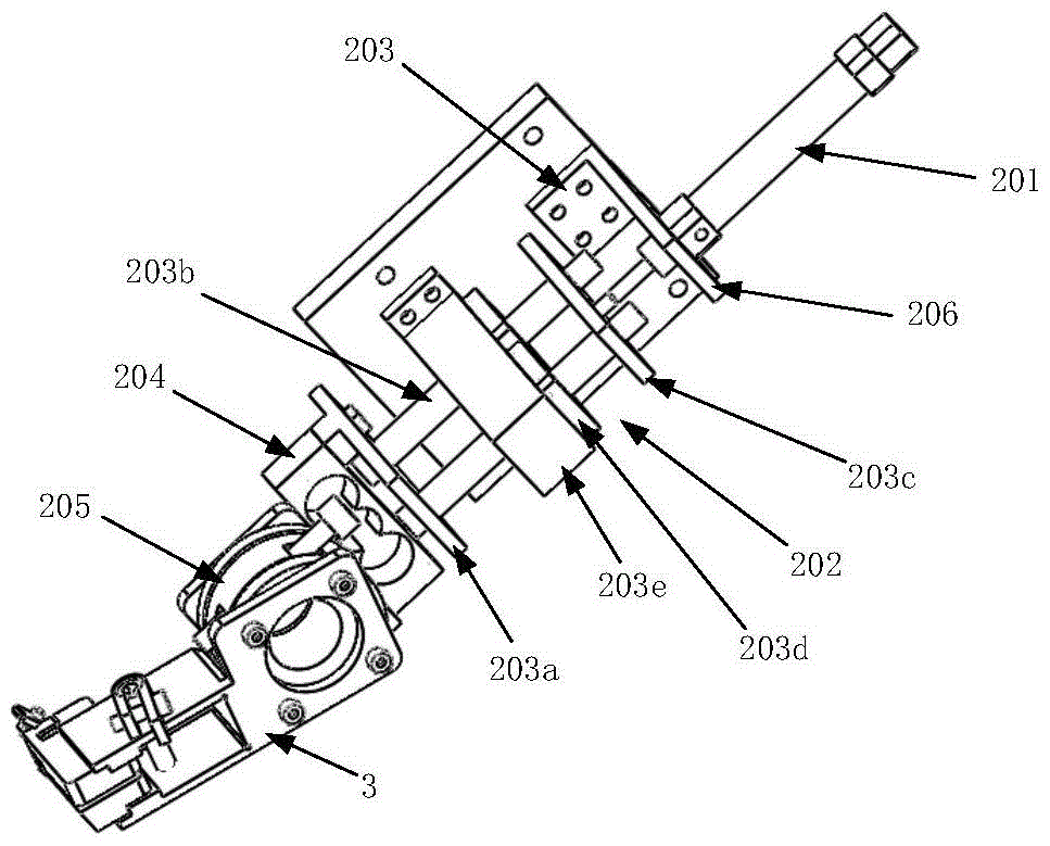 Pneumatic pressure grinding mechanism and grinding method for optical fiber and lithium niobate wafer