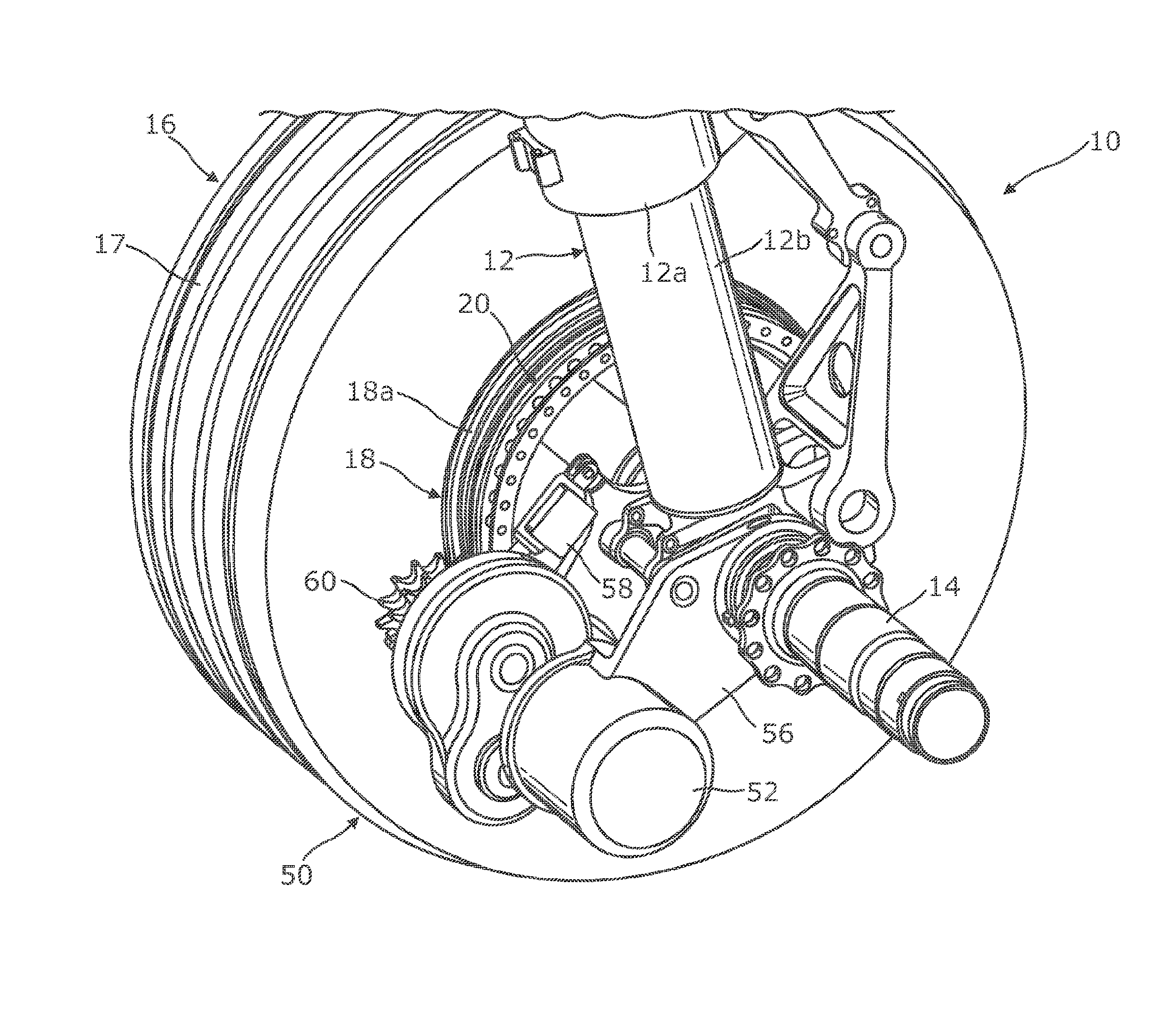 Wheel and gear assembly