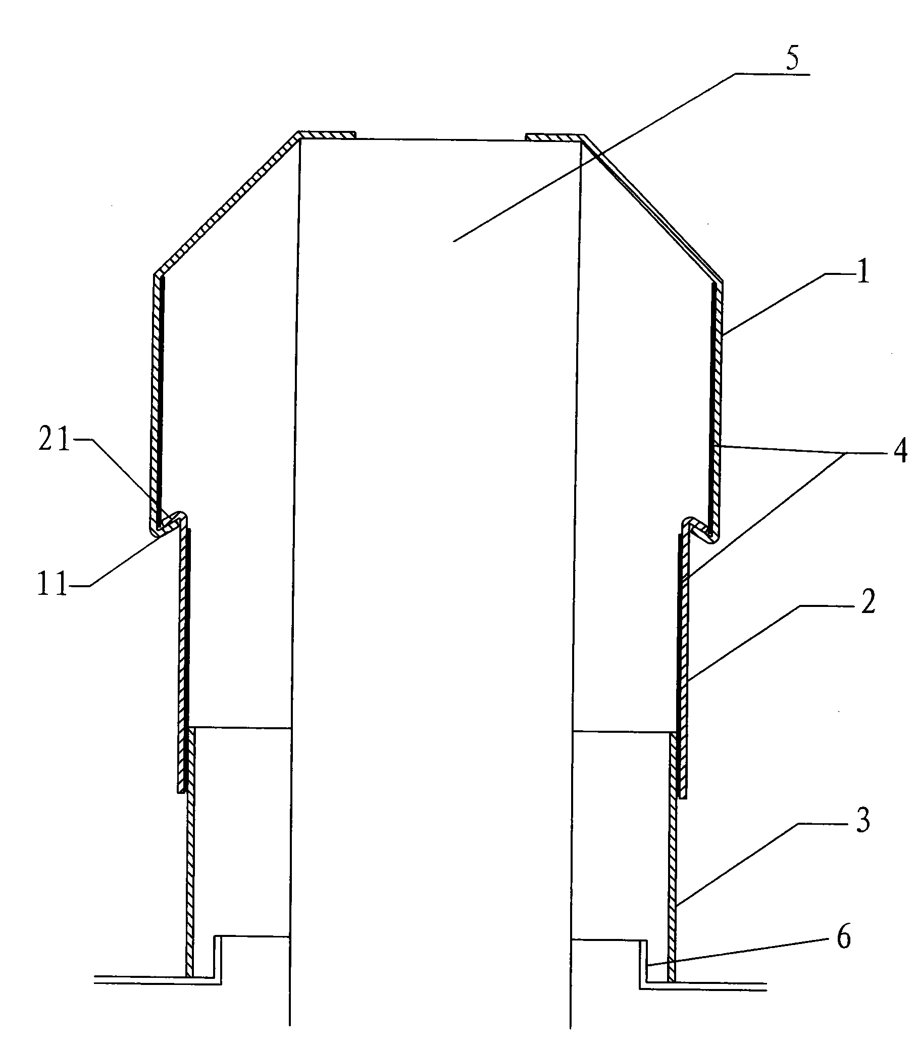 Three-section cover of operation table