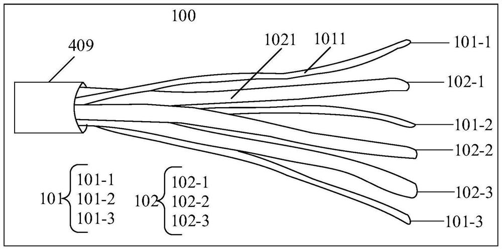 Wire harness assembly for wind turbine generator and preparation method of wire harness assembly