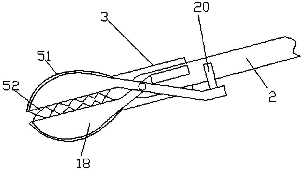 Pruning device capable of preventing cut branches from falling off for pear tree planting