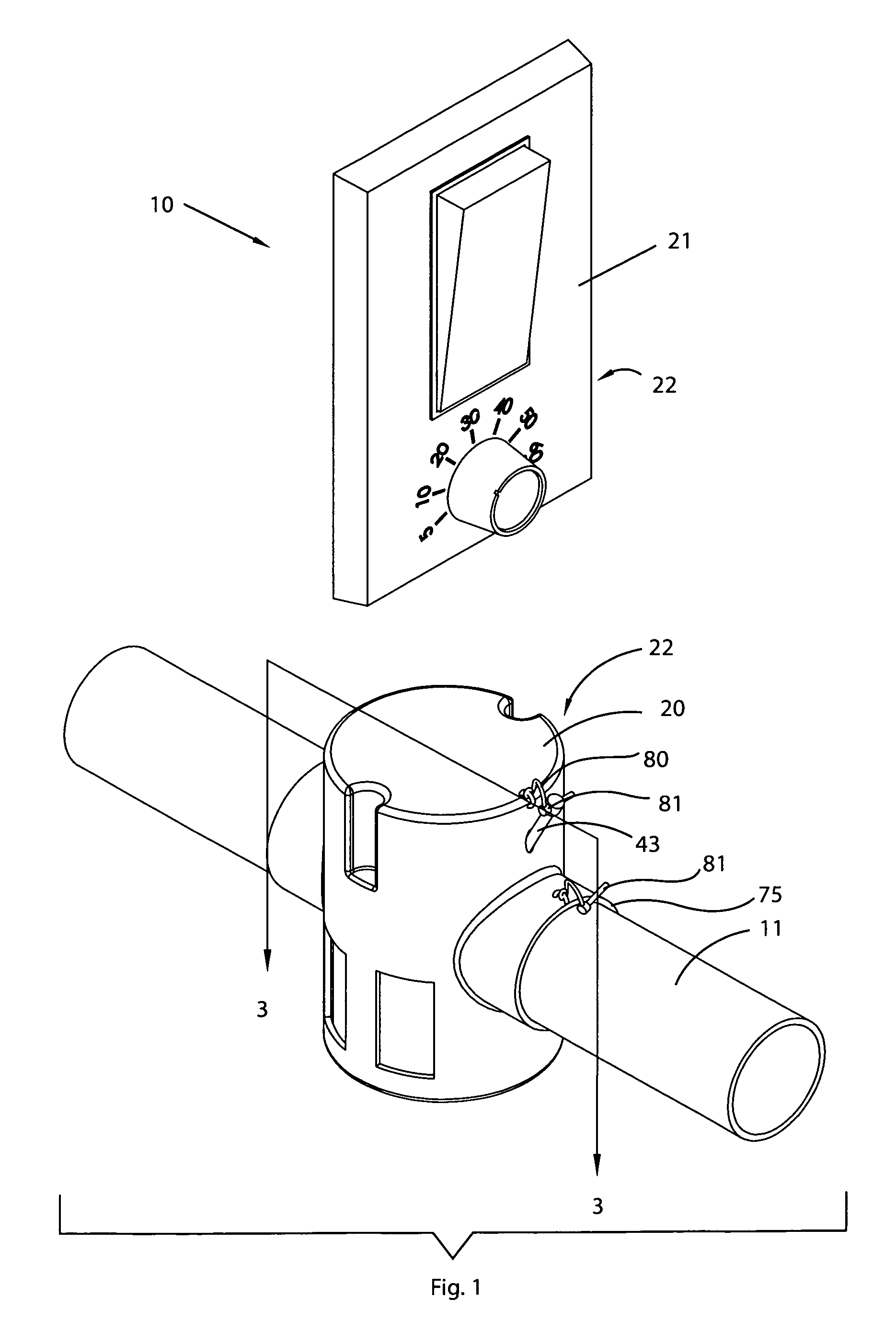 Flood prevention system and associated method