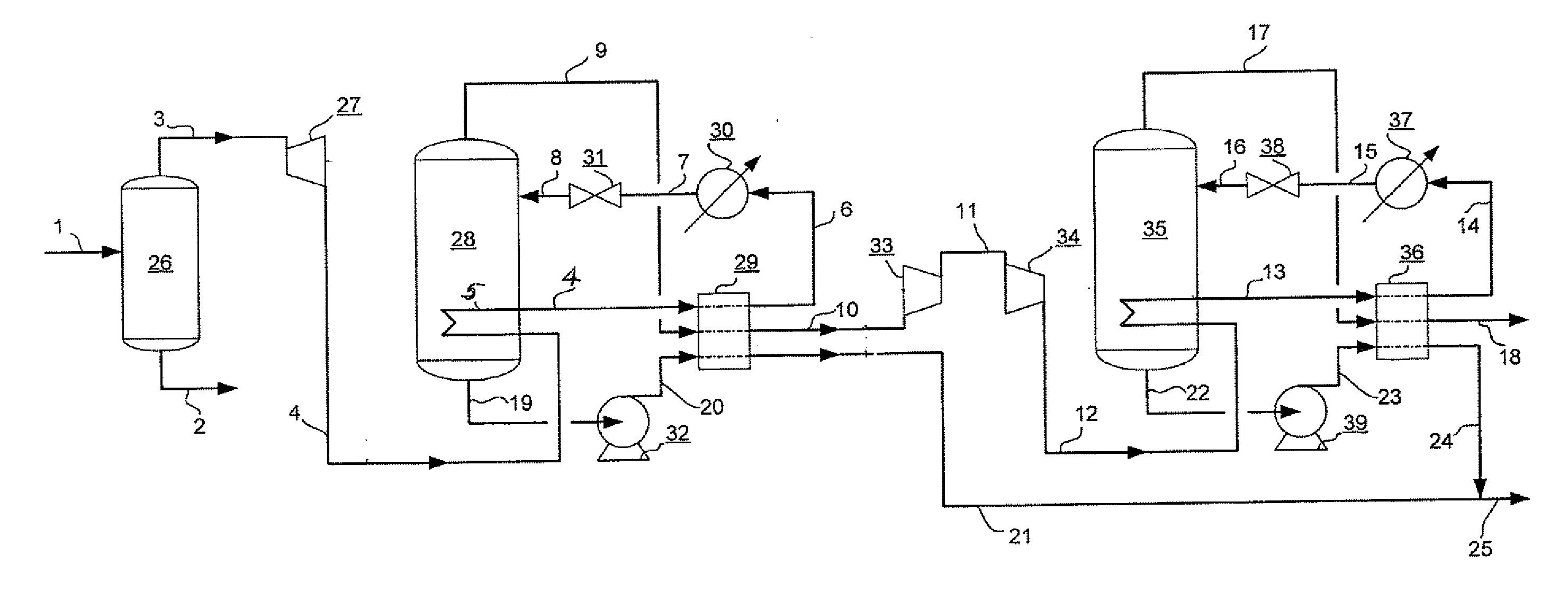 Process for producing purified gas