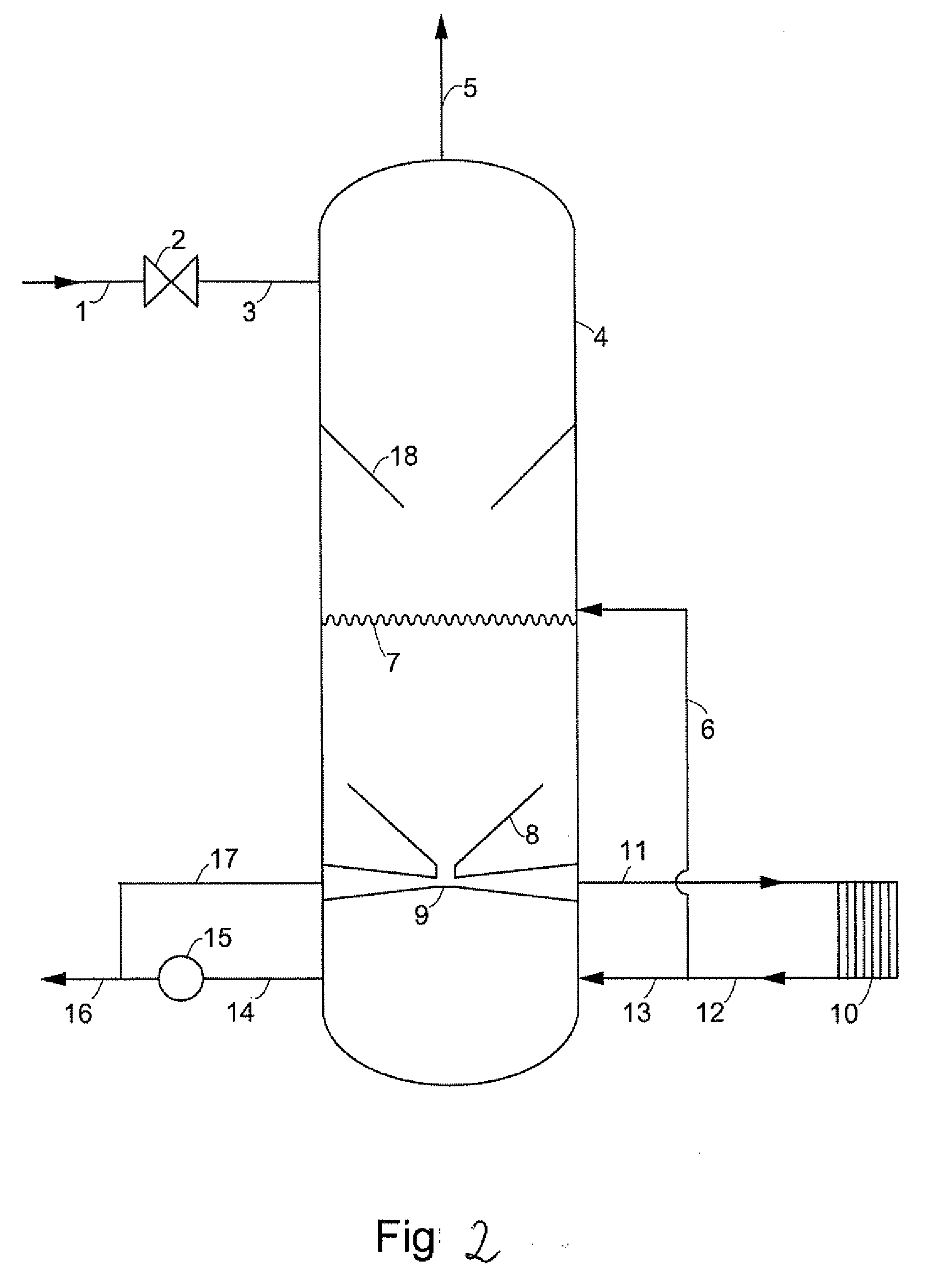 Process for producing purified gas