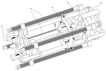 A directional detachment device for butt joint flanges