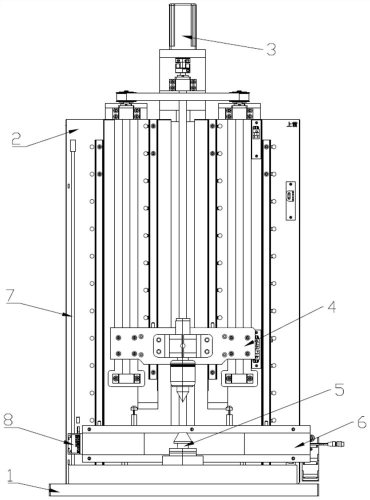 Revolving body scanning measurement method and data compensation calibration method thereof