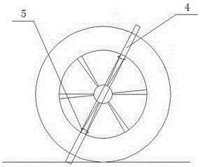 Car wheel anti-bogging and antiskid device convenient to dismount and mount