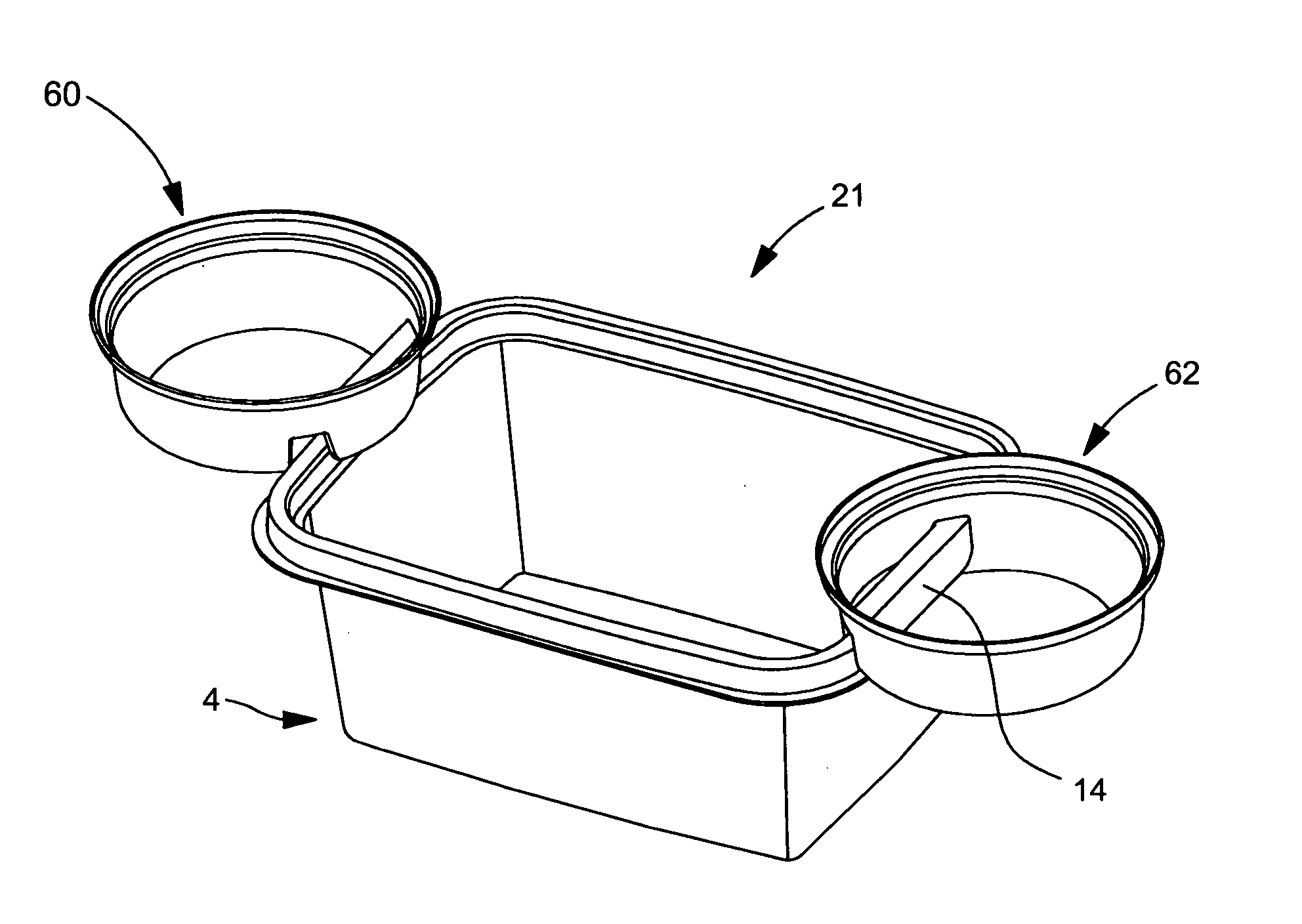 Interconnecting food container system