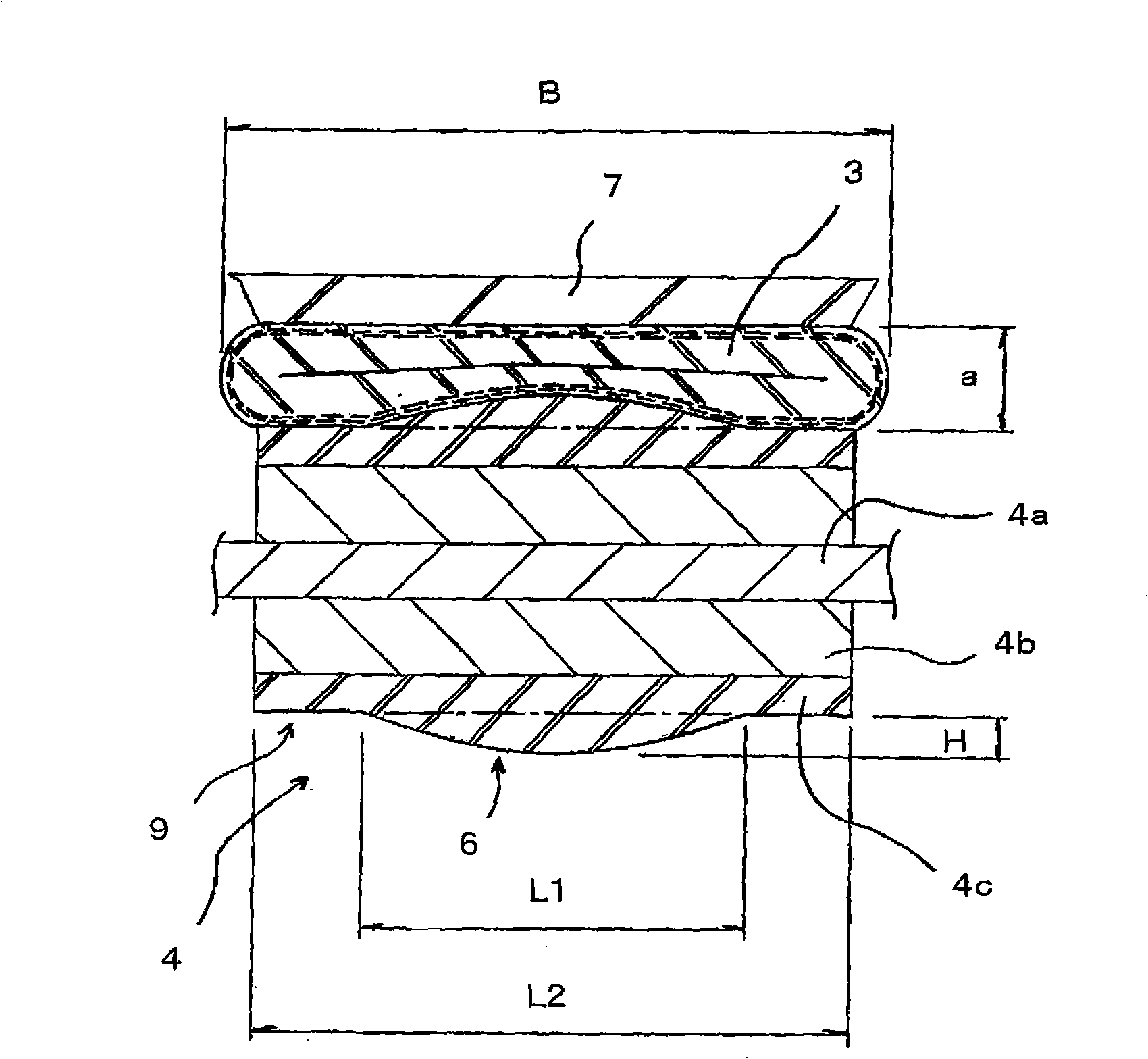 Extrusion type rubber roller for pump