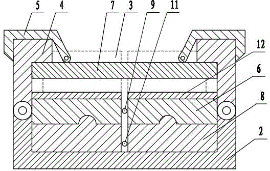 Special tool for milling and processing K2 side bearing axial trough