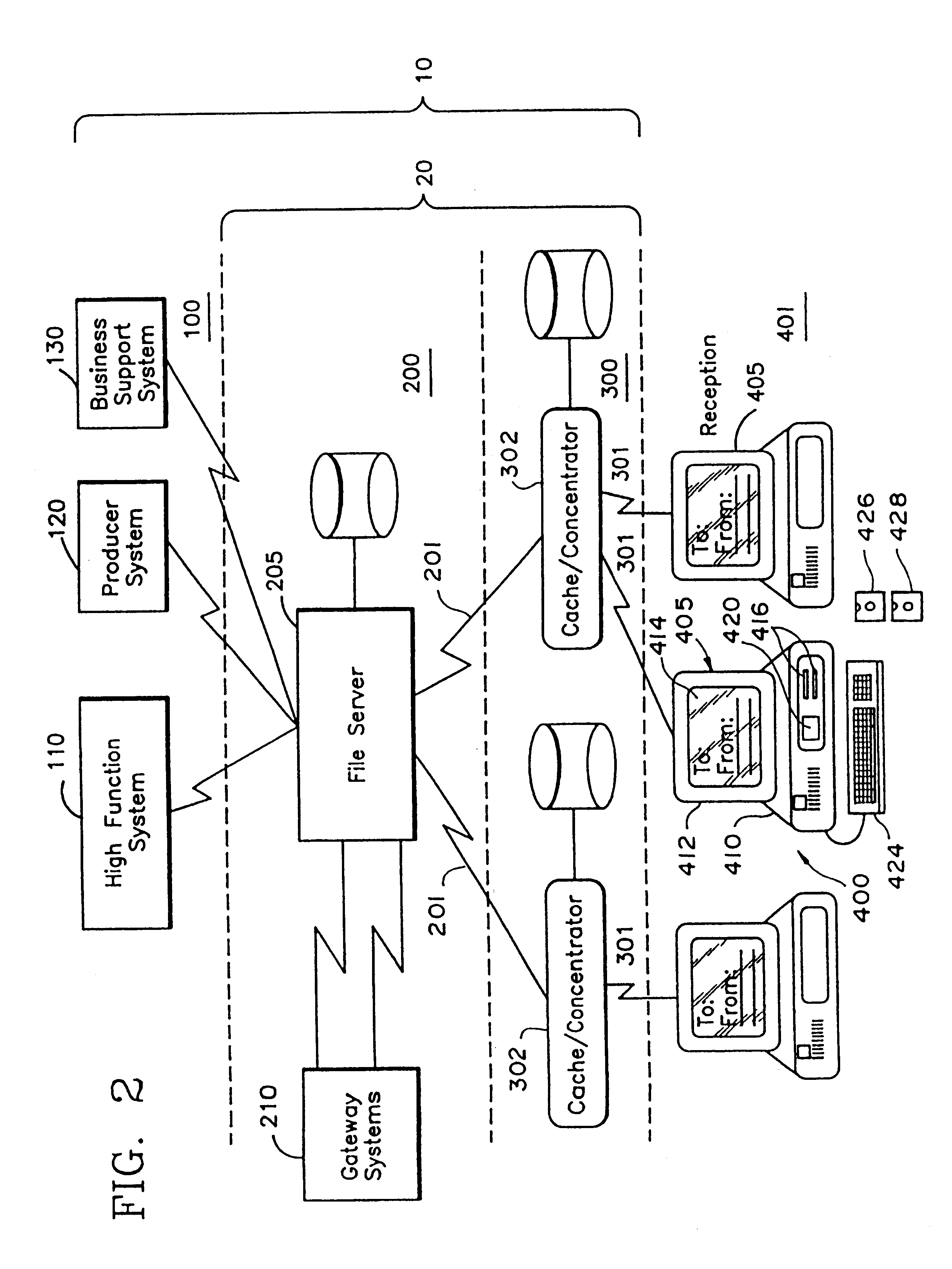 Method for locating application records in an interactive-services database