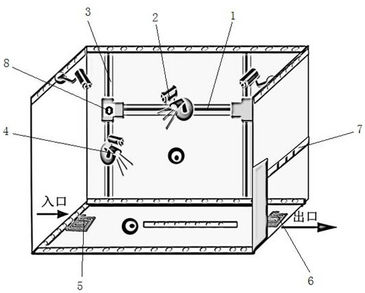 Garage management system and vehicle entry and exit management method