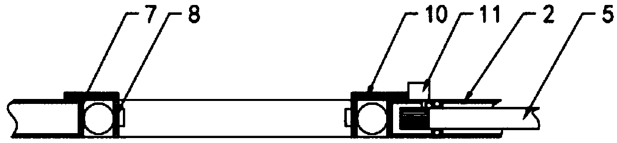 Auxiliary training device for turning action in air