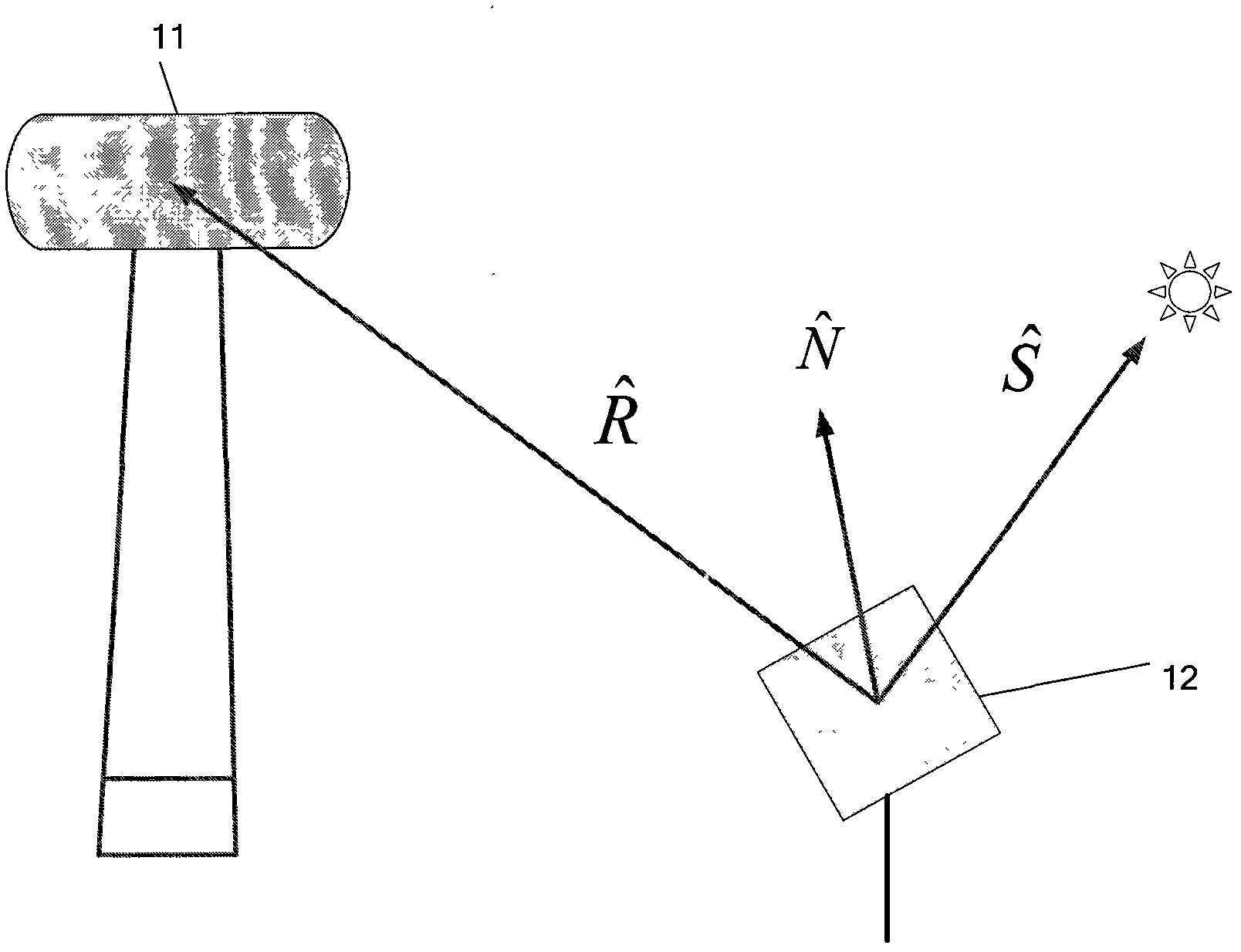 Sunlight reflecting device