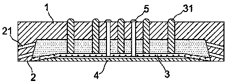 Street floor tile for preventing sewage splashing