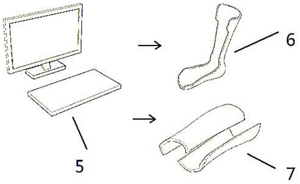 A composite processing method for light-cured three-dimensional printing orthotics