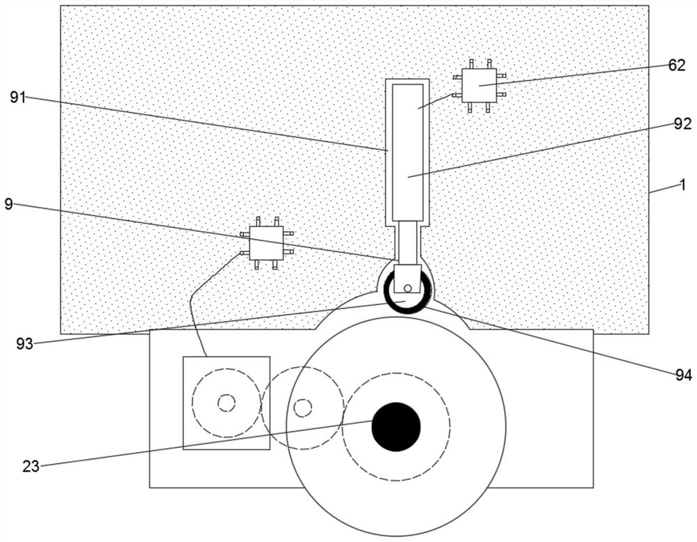 A steering deceleration device and a turning deceleration method for an intelligent storage vehicle