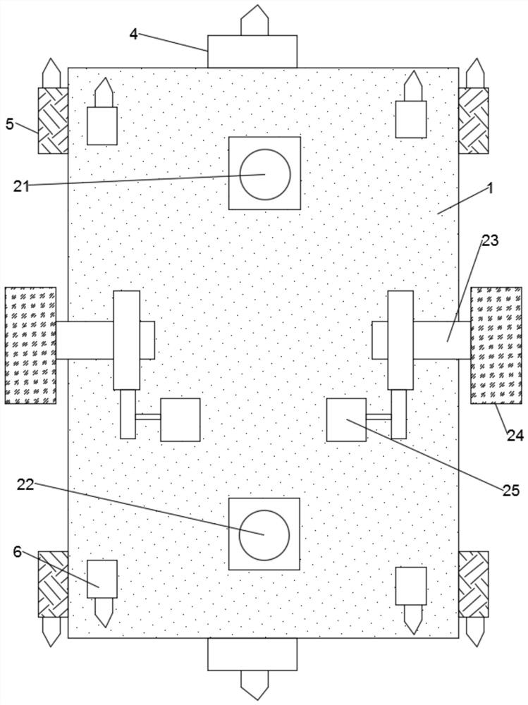 A steering deceleration device and a turning deceleration method for an intelligent storage vehicle