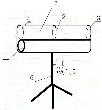 Portable icing observer and method for measuring icing thickness of overhead transmission lines