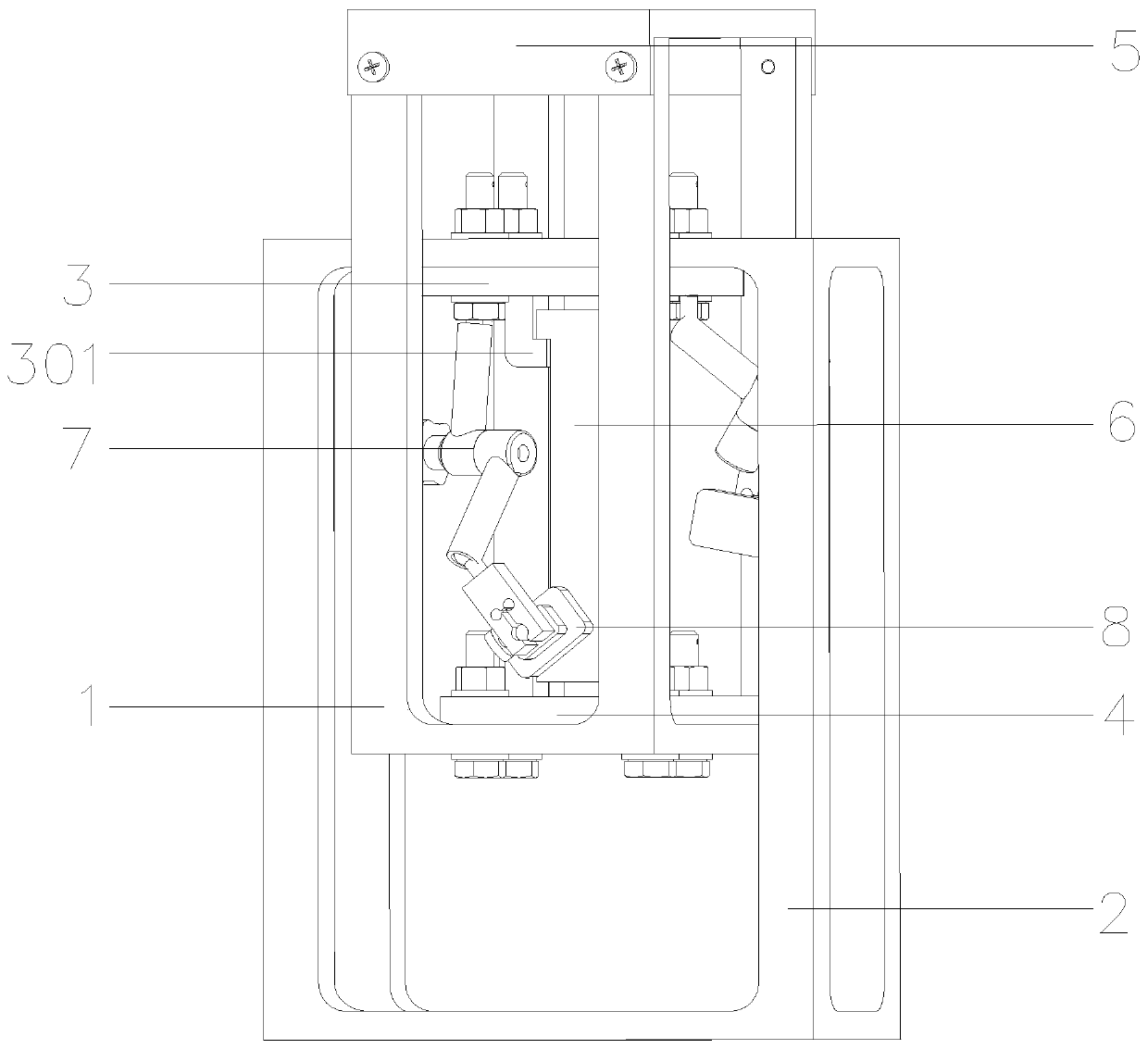 A device for detecting stress acoustoelastic coefficient of coating structure