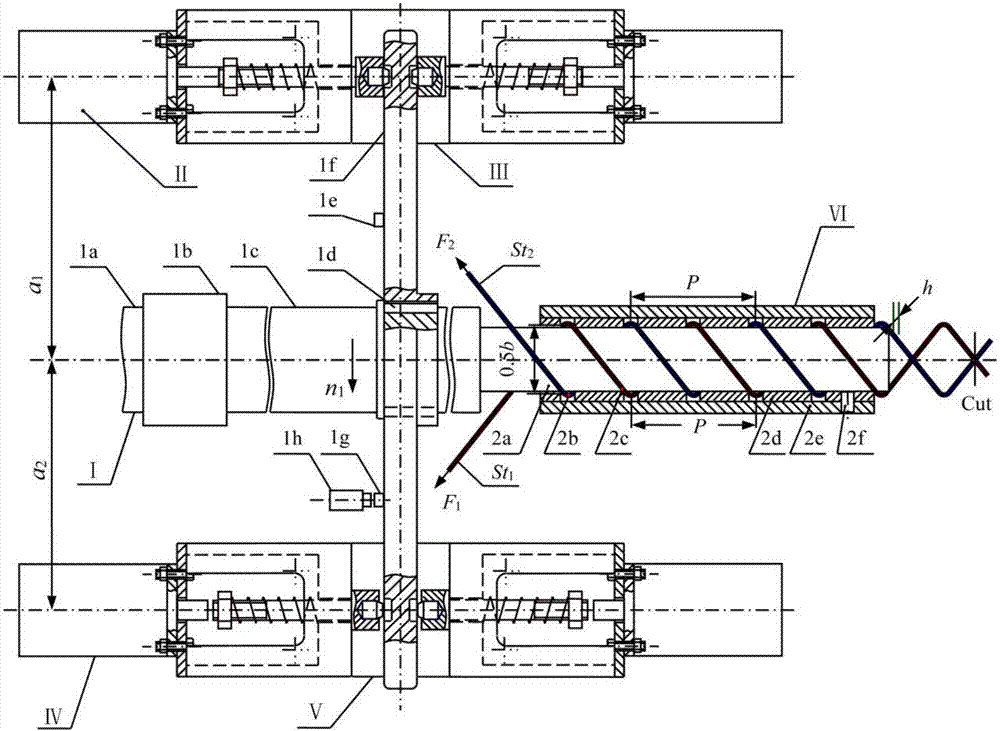 A dual-position positioning device for the main shaft of a diamond-shaped metal mesh knitting machine