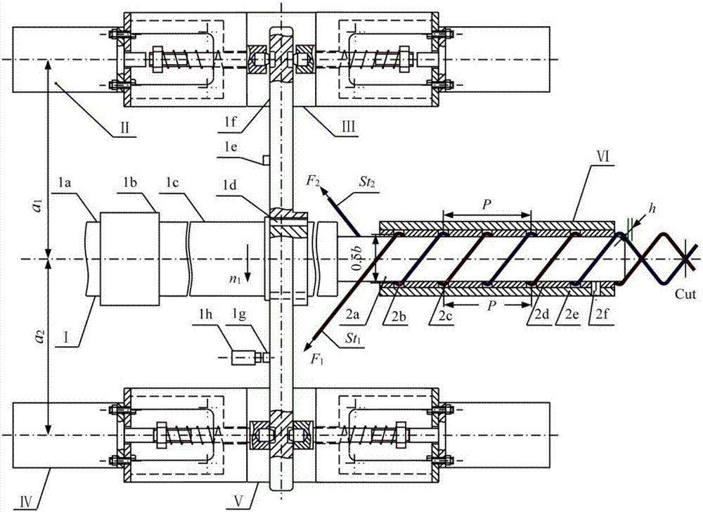 A dual-position positioning device for the main shaft of a diamond-shaped metal mesh knitting machine
