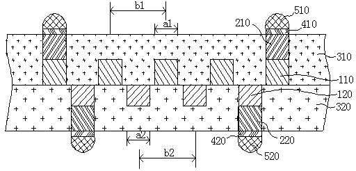 Packaging structure and packaging method of integrated common mode choke
