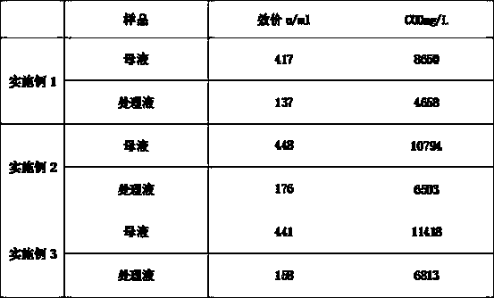 Treatment method of tetracycline crystal mother liquor