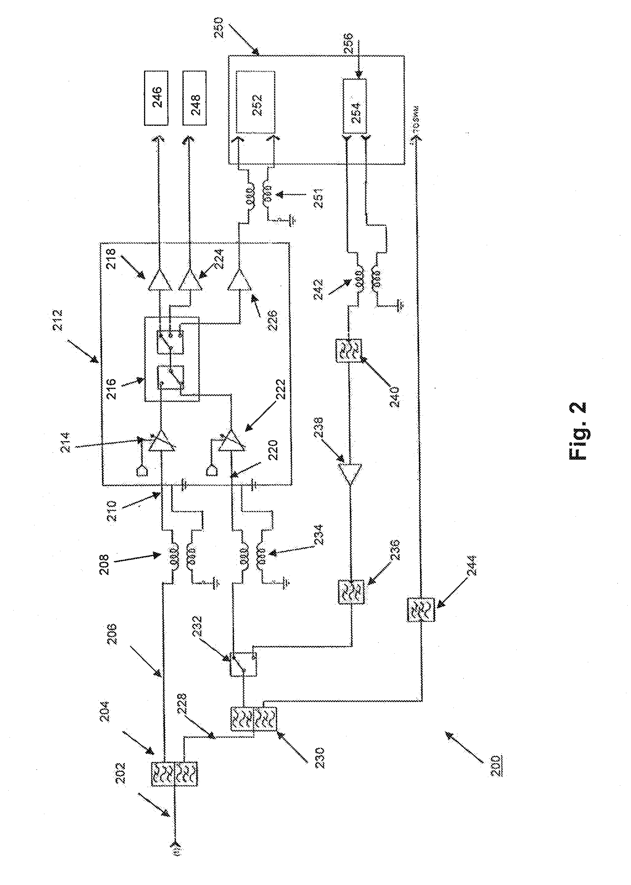 System and method for combined home network communications and broadcast reception in a settop box