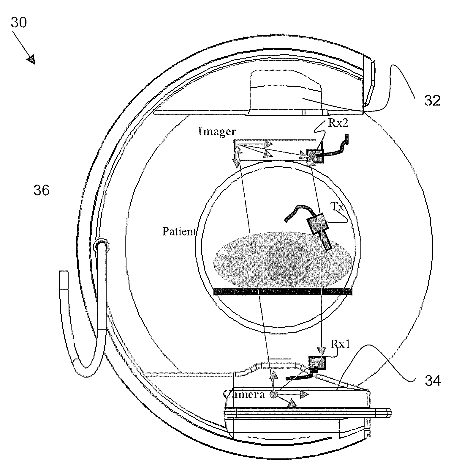 Systems and methods for on-line marker-less camera calibration using a position tracking system