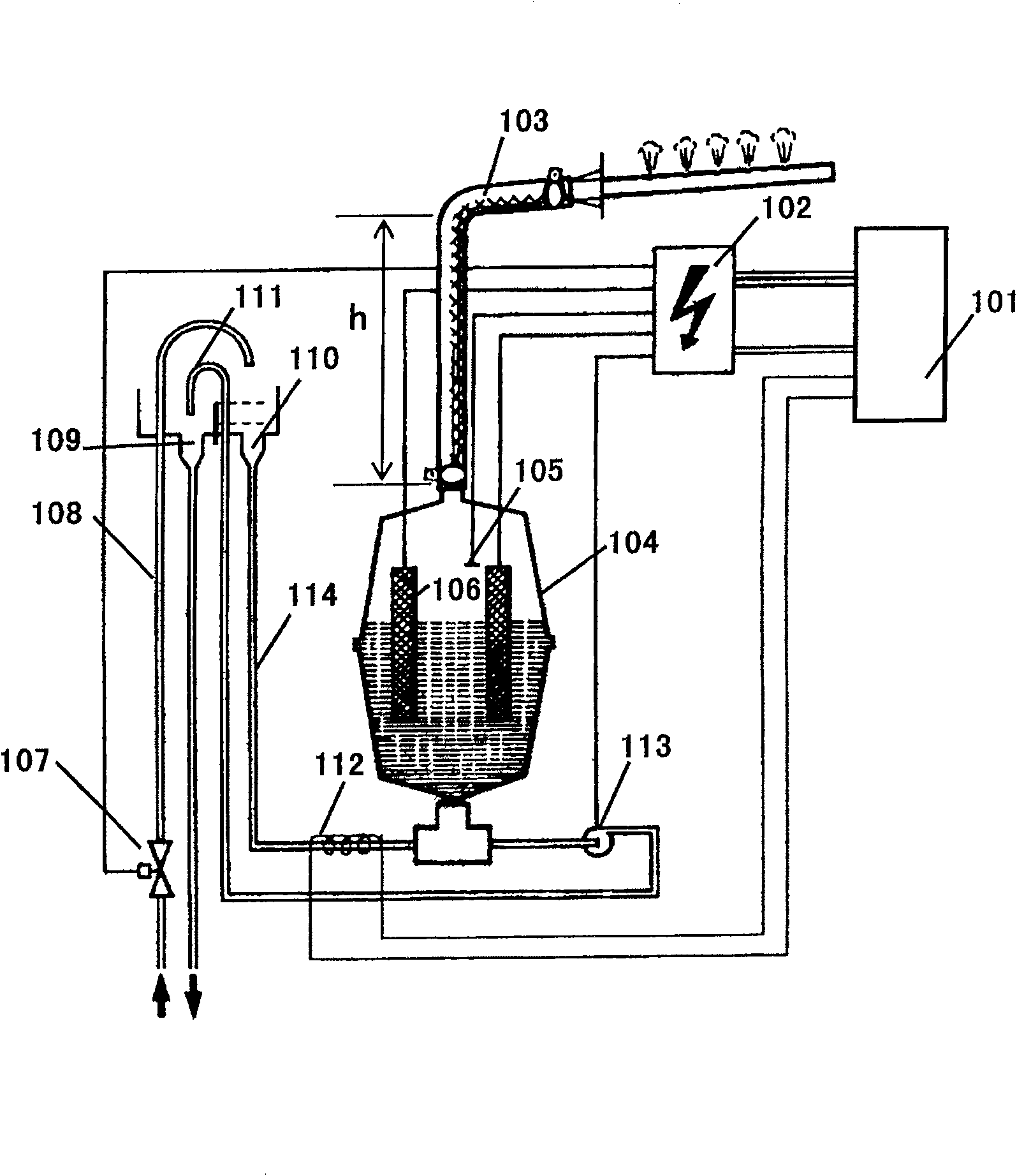 Electrode type air-humidifier and humidifying control method
