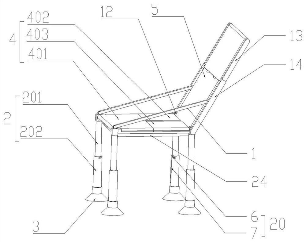 Multifunctional bathroom chair