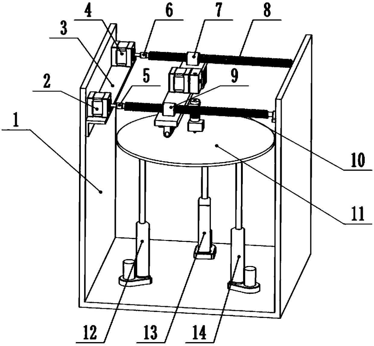 Multi-angle parallel 3D printer