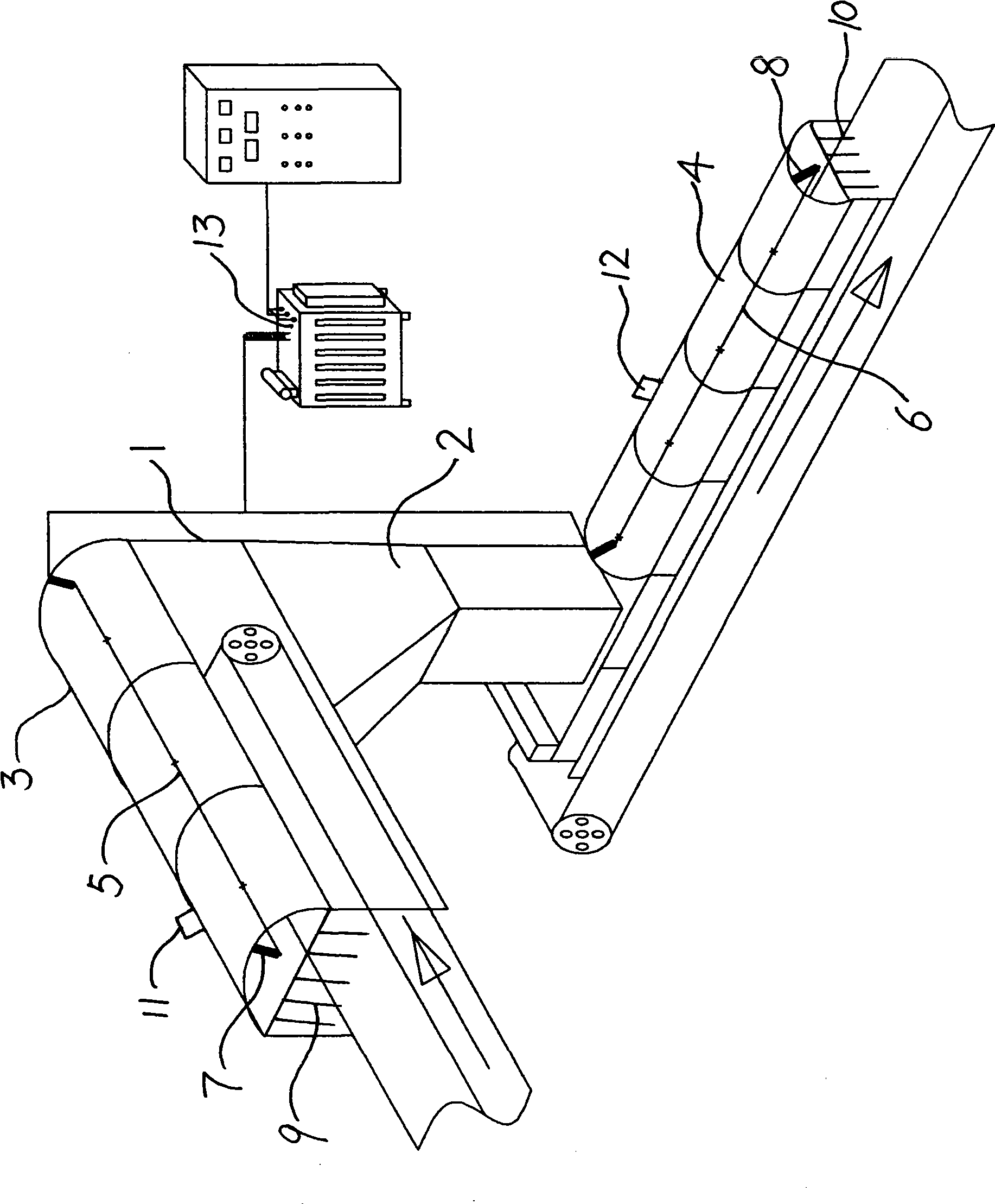 Electrostatic dust remover for belt transfer station