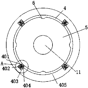 Slitting and packaging device of PE coiled film