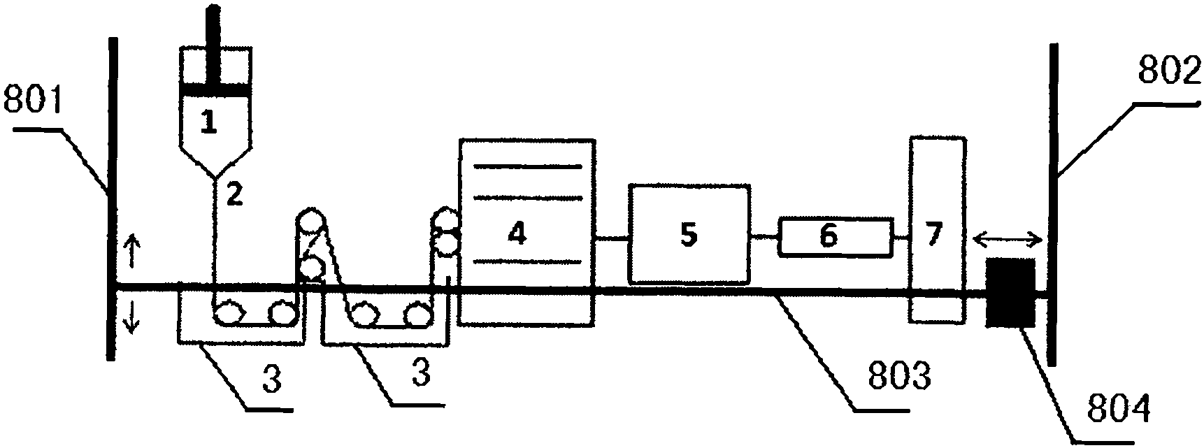 Wet spinning device applying regulable magnetic field and method