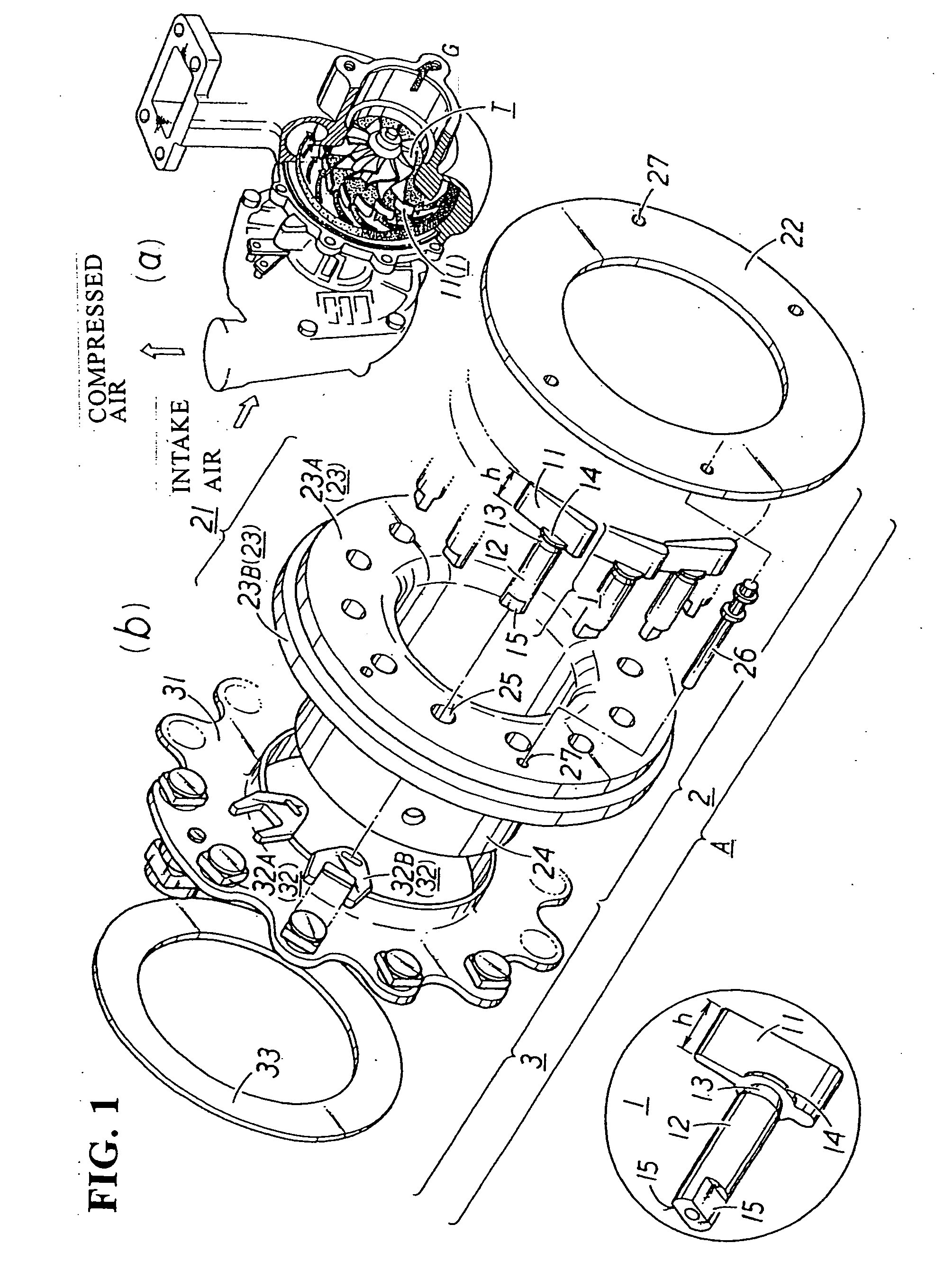 Method for manufacturing heat resisting member applicable to an exhaust gas guide assembly with improved heat resistance for VGS turbocharger
