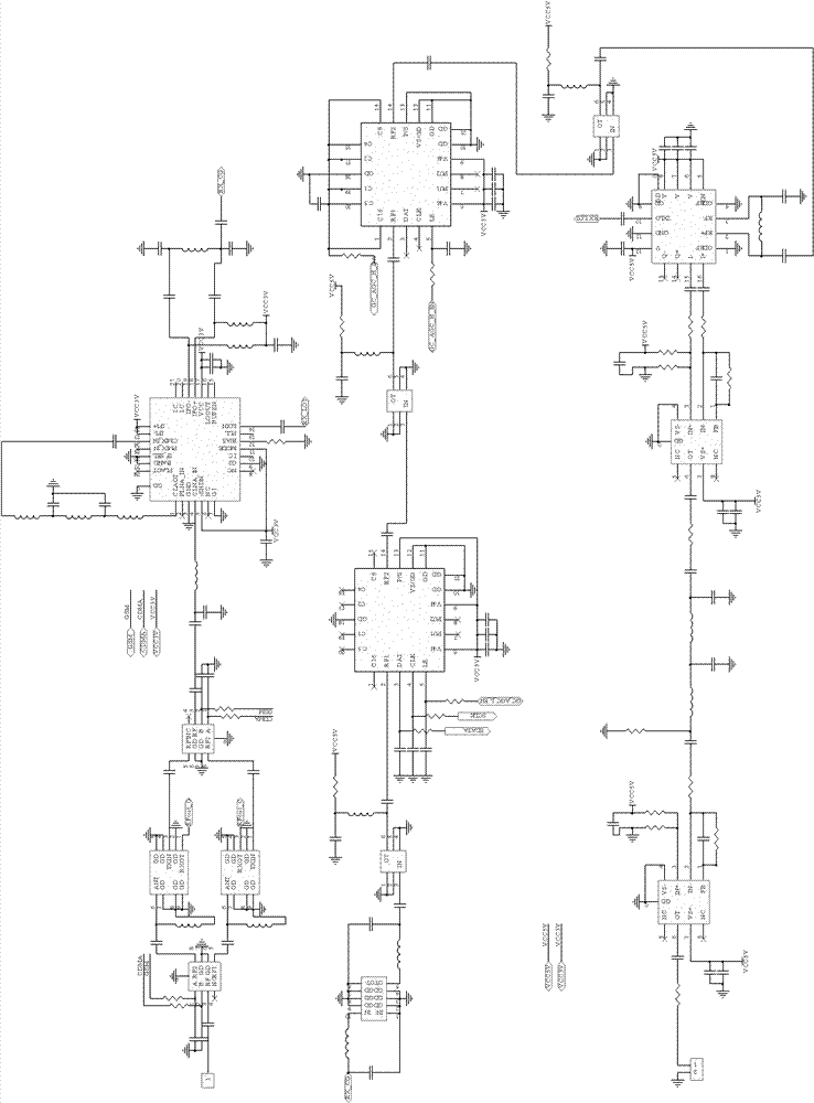 Multimode multiband radio-frequency onboard micro-micro cellular communication system based on software defined radio