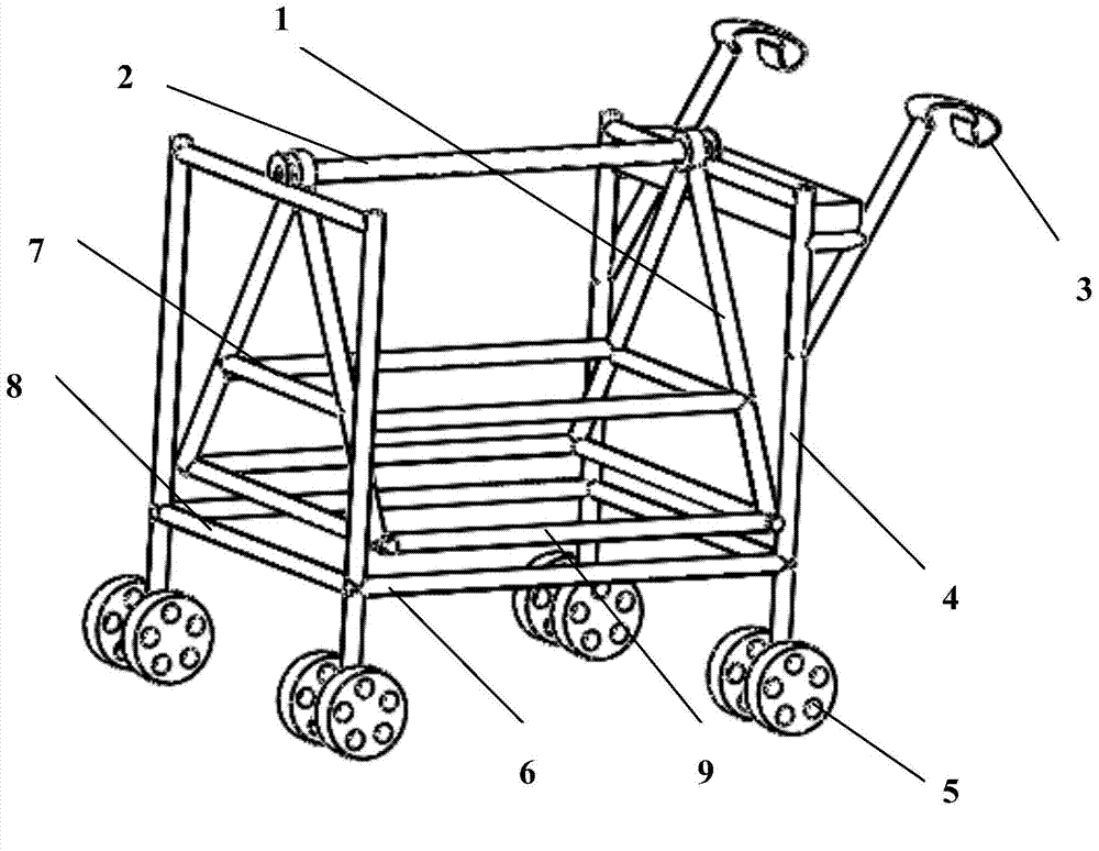 Baby carriage based on wetting detection and automated rocking, and control method thereof