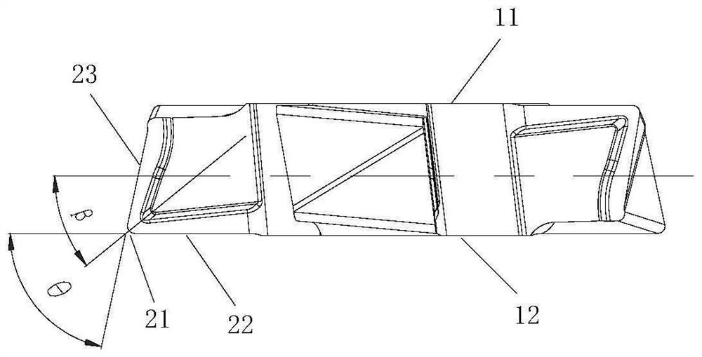 Multi-cutting-edge turning blade