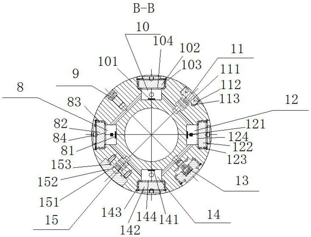 Automatic monitoring device for geological core drilling parameter hole bottom