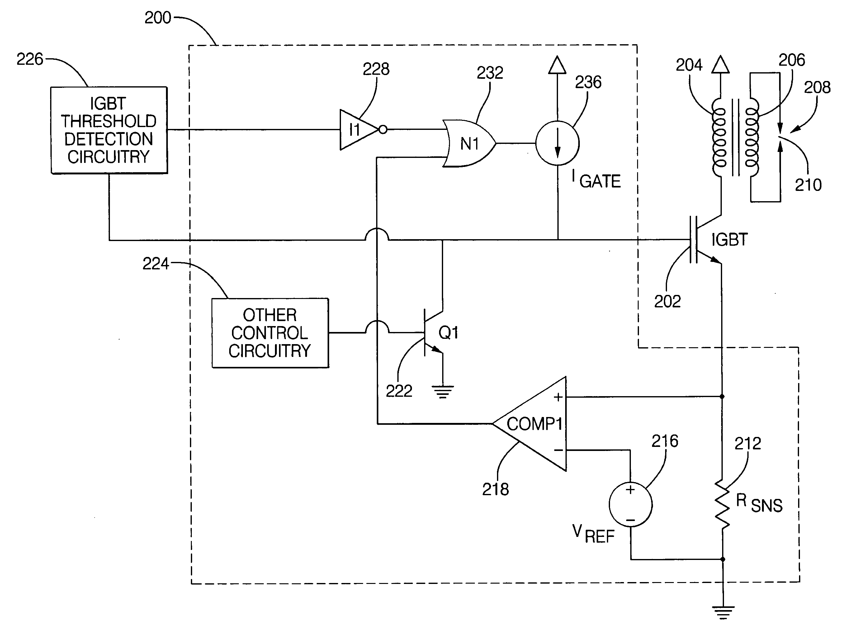 Switching control system to reduce coil output voltage when commencing coil charging