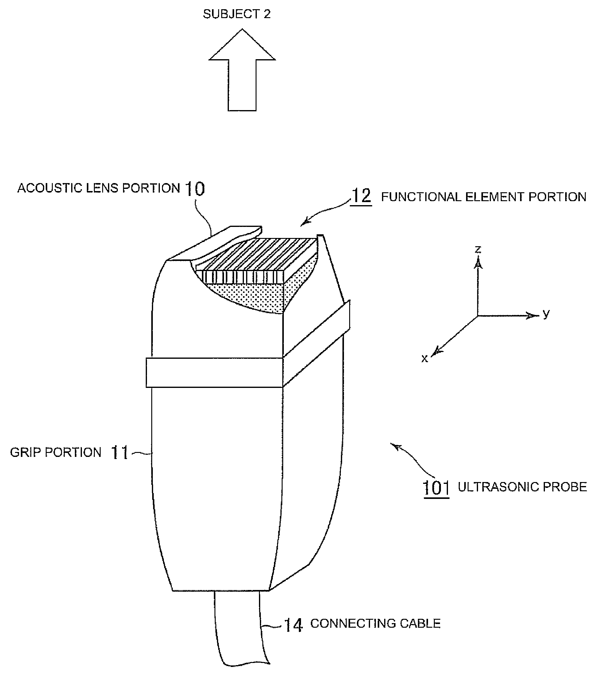 Ultrasonic probe and ultrasonic imaging apparatus